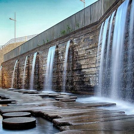 Sonnige Etagen-Wohnung, Alleinige Nutzung, Wasserbett Neunkirchen  Dış mekan fotoğraf